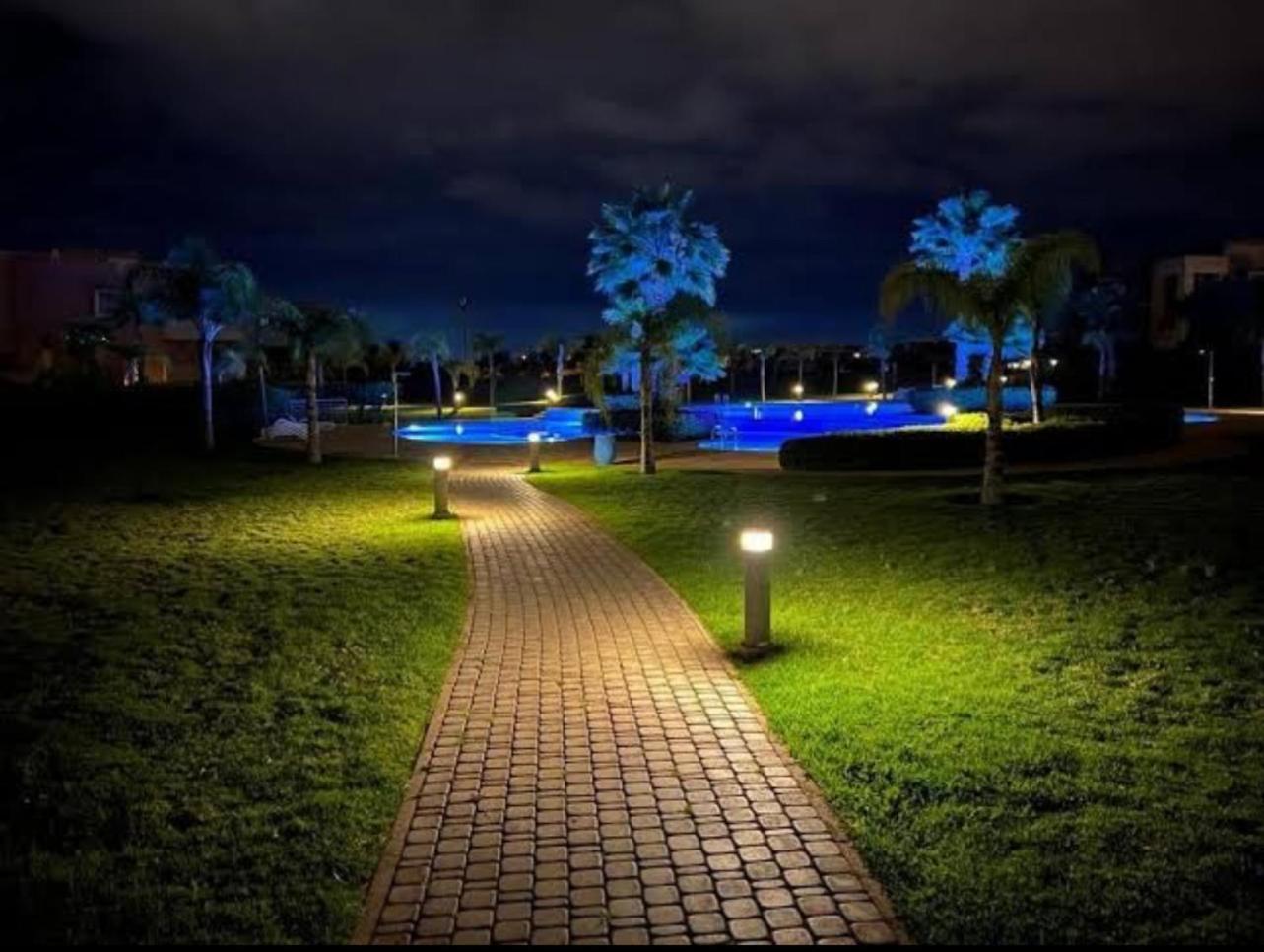 Appartement De Luxe Avec Jardin Vue Sur La Piscine Golf Securise 24H Sur 24 A 5 Minutes De L Aeroport Marrakesh Exterior foto