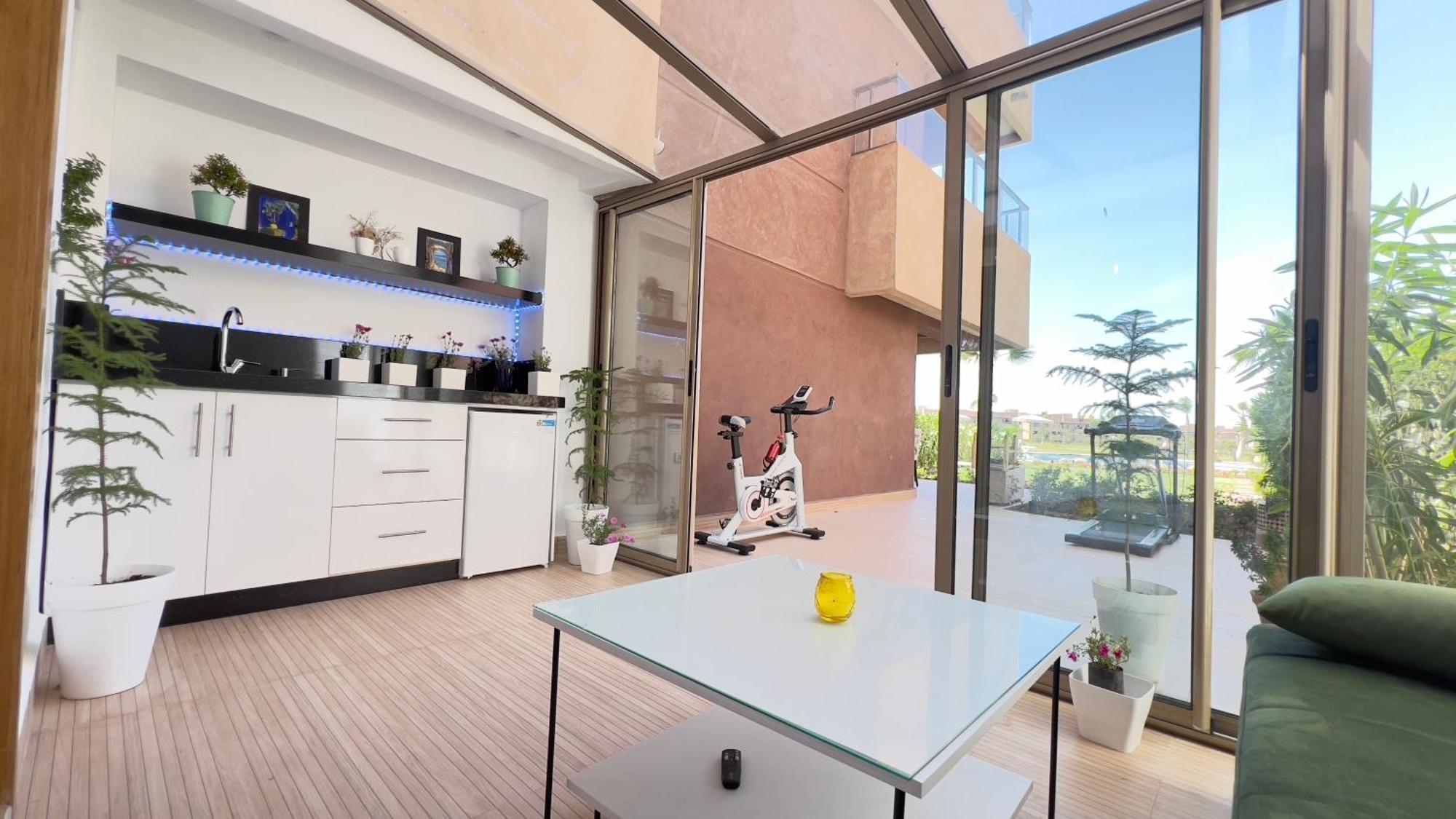 Appartement De Luxe Avec Jardin Vue Sur La Piscine Golf Securise 24H Sur 24 A 5 Minutes De L Aeroport Marrakesh Exterior foto